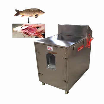  Автоматическая машина для удаления рыбьей чешуи 400-600 кг / ч Машина для обработки филе мешка для забоя рыбы Машина для чистки рыбы Скребок