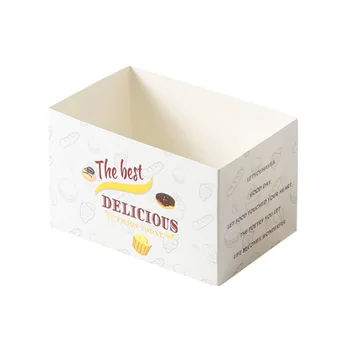 Индивидуальный продуктПечатная жиронепроницаемая оберточная бумага для сэндвичей, одноразовая картонная упаковка для сэндвичей, бумажная коробка