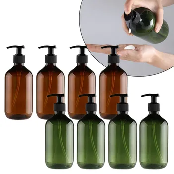 4 шт. 500 мл дозатор мыла для ванной комнаты большой емкости шампунь для душа гель бутылки многоразовый лосьон жидкий контейнер для хранения