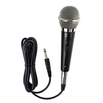 Караоке-микрофон Ручной профессиональный проводной динамический микрофон Clear Voice Микрофон для караоке-вокального музыкального исполнения