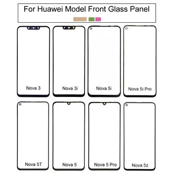 Для Huawei Nova 5 5i Pro 5T 5Z Панель с сенсорным экраном SEA-AL00 / SEA-AL10 / GLK-LX1 / YAL-L21 / SPN-AL00 Замена внешней стеклянной панели