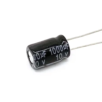 40 шт. Электролитический конденсатор высокого качества 10 В1000 мкФ 8 * 12 мм 1000 мкФ 10 В 8 * 12