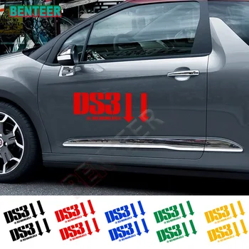 2 шт. Наклейка на дверь автомобиля для Citroen DS3 Racing Sport Авто Аксессуары