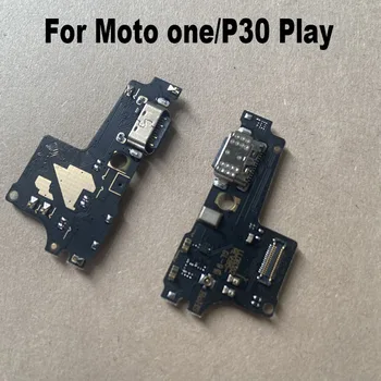 Для Motorola Moto One / g30 Play USB-порт для зарядки микрофона микрофона док-станции Плата разъема для быстрой зарядки Flex Кабель для ремонта
