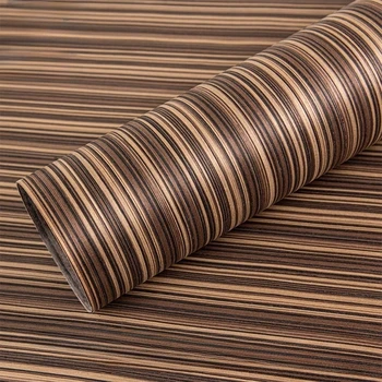 Восстановленный деревянный шпон Палисандровая полосатая технология Деревянный шпон для мебели Автомобильный декор E.V. 30-60 см Прямое зерно