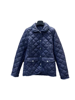 Хлопковая куртка цвет коллизия лацкан дизайн теплый и удобный повседневная мода 2024 зима новая 1104