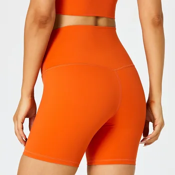 Lulu Align Женские спортивные шорты с высокой талией Дышащие быстросохнущие брюки для фитнеса для тренировок для йоги Велосипедные шорты Брюки