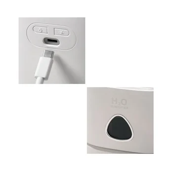 Портативный мини-диффузор USB Увлажнитель воздуха Масло Ночник Холодный туман Распылитель Подарок Черный