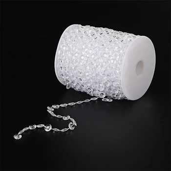 1Roll Beads Шнур Прозрачные висячие подвески Цепи Реквизиты DIY Аксессуары
