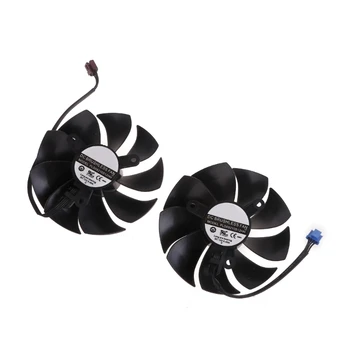 Для замены вентилятора охлаждения RTX3050 RTX3060ti BLACK PLD09220S12H 0,55 А 87 мм 4-контактный вентилятор видеокарты
