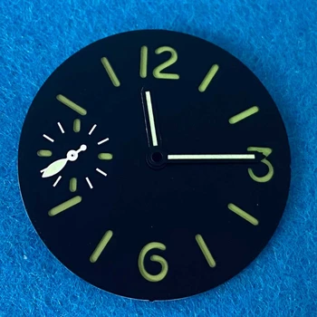 Аксессуары для часов: Буквальный + игольчатый 34,5 мм Зеленое свечение Подходит для установки механизма ETA6497/ST3600