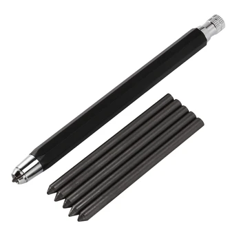 1 комплект 5,6 мм металлический держатель свинца автоматический механический графитовый карандаш для рисования затенения крафтинг искусство скетчинг