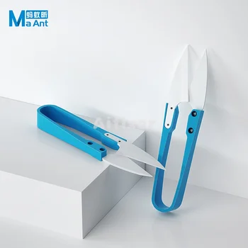 MaAnt Ножницы Изолированный Синий Керамический U-образный нож Для Кабеля Аккумулятора Мобильного Телефона Непроводящий Специальный Tailor Cut