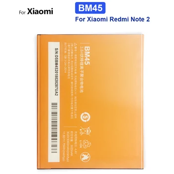 BM-45 BM 45 BM45 3,84 В 3060 мАч Аккумулятор для мобильного телефона Xiaomi Redmi Note 2 Xiao Mi Hongmi Note2 Батареи для смартфонов