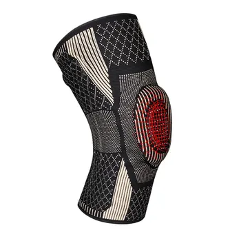  На открытом воздухе Силиконовые наколенники Трикотажные теплые Защита коленной чашечки Баскетбол Фитнес Бег Верховая езда Защитное снаряжение