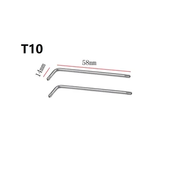 поворотный винт Torx Отвертки T30 / T20 / T25 / T10 / T15 Инструмент 2 шт./компл. Гаечный ключ небольшого размера Гаечный ключ из легированной стали с двойной головкой