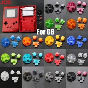 JCD 1 набор красочных кнопок для Gameboy GB Классические клавиатуры для GB DMG DIY A B Кнопки Замена крестовины