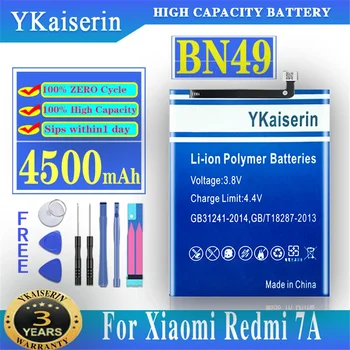 Для аккумулятора xiaomi BN49 BN4 9 BN-49 4500 мАч для сменных батарей Xiaomi Redmi 7A