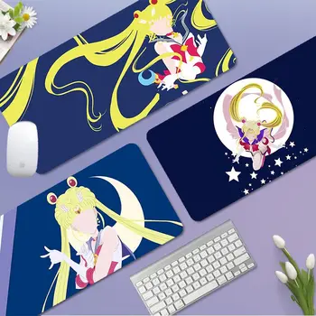 Симпатичный S-Sailor-Moon Коврик для мыши Большой утолщенный коврик для мыши XXL Большой игровой клавиатура Ноутбук Настольный коврик