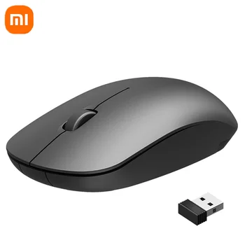 Xiaomi Mouse Wirelesss White Gamer USB Mouse Беспроводная 2,4 ГГц Компьютер Бесшумная эргономичная мышь Игровые ПК Аксессуары для ноутбука