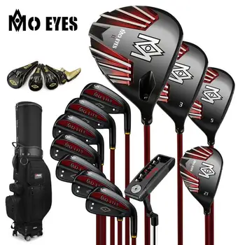 PGM MOEYE Professional Мужчины 12 шт. Клюшки для гольфа полные комплекты с высоким отскоком Титан 1 Дерево с 5 шт. Крышка головы Подарочная сумка для гольфа MTG028