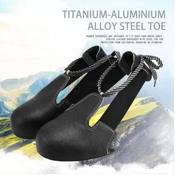 Противоударный противоскользящий чехол для защитной обуви унисекс со стальным носком Универсальные защитные бахилы для промышленности