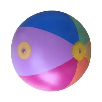  Разбрызгиватель пляжного мяча для детей Rainbow Color Water Sprinkler Игрушки для детей На открытом воздухе Утолщенный Splash Ball Надувная вода