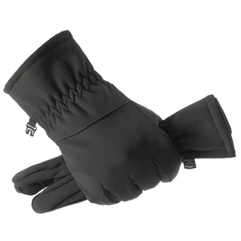 Зимние теплые флисовые перчатки с полным пальцем Мужчины На открытом воздухе Верховая езда Скалолазание Охота Мягкий панцирь Камуфляж Военные тактические перчатки