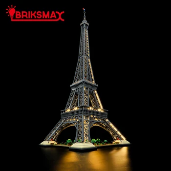 BriksMax Комплект светодиодных светильников для 10307 Набор строительных блоков Эйфелевой башни (НЕ включает модель) Игрушки для детей