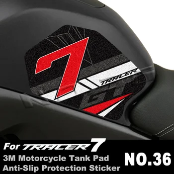 3M Мотоцикл Противоскользящая боковая наклейка на бак Защита коленного ручки Наклейка Аксессуар для Yamaha TRACER 7 GT TRACER700 2020 2021 2022