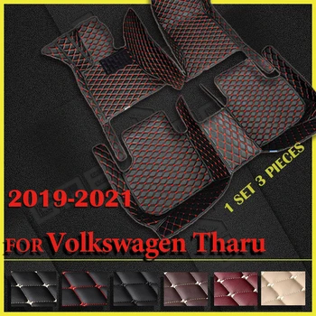 Автомобильные коврики для VW Volkswagen Tharu 2019 2020 2021 Пользовательские автомобильные подушки для ног Автомобильный ковер Аксессуары для интерьера