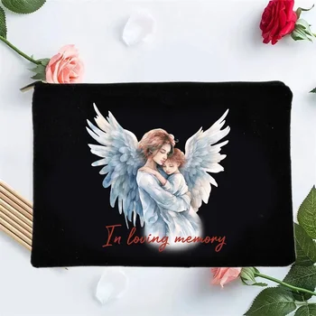  Симпатичный ангел Карандаш Сумка Портативная косметичка Женская персонализированная сумка для хранения Zero Wallet Свадебный подарок подружки невесты
