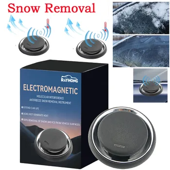 Электромагнитное снегоочистительное устройство Автомобильный противообледенительный прибор Автомобильная уборка снега Молекулярная интерференция Эффективное размораживание