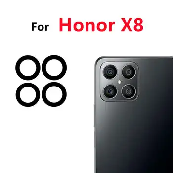 Стекло объектива задней камеры для Huawei Honor X8 TFY-LX1 TFY-LX2 TFY-LX3 Крышка с клейкой наклейкой Инструменты для ремонта