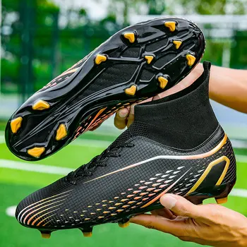 Качественные футбольные бутсы бутсы оптом C.Ronaldo Прочная легкая удобная футбольная обувь на открытом воздухе Настоящие кроссовки с шипами для мини-футбола