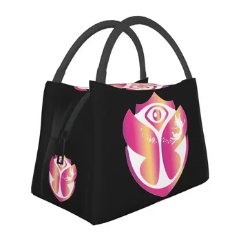 Tomorrowland Изолированная сумка для ланча для женщин Водонепроницаемый электронный кулер для танцевальной музыки Thermal Bento Box Пляж Кемпинг Путешествия