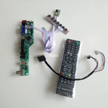 TV LCD LED RF VGA AV USB HDMI-совместимый комплект контроллера Плата DIY для LP156WH4-TLN2 15.6