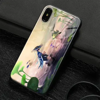 Wanderer Genshin Impact Game Artwork Силиконовый стеклянный чехол для телефона для iPhone SE 6 6S 7 8 PLUS X XR XS 11 12 13 MINI PRO MAX