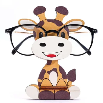  Giraffe Очки Держатели для хранения Стойки для мужчин Женщины Настольный органайзер Симпатичные очки Дисплей Подставка Мода Аксессуары для очков
