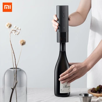  Новый Xiaomi Mijia Электрическая открывалка для вина Батарея Автоматическая открывалка для бутылок Открывалка для красного вина Пиво с резаком для фольги Кухонные аксессуары