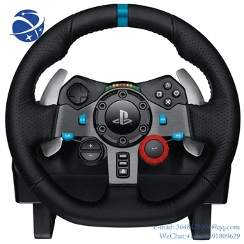 YYHC Logitech G29 Игровой руль с обратной связью Двухмоторное рулевое колесо с обратной связью Driving Force Gaming Racing Wheel с отзывчивыми педалями