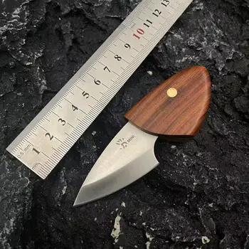 Открытый нож Интегрированный стальной портативный кемпинг Мини карманный нож Высокая твердость Острые фруктовые ножи
