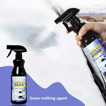 500 мл De Icer Spray Стеклянный спрей Быстродействующий Таяние снега Зимняя езда Необходимые для лобового стекла Снегоочиститель для выхлопной трубы