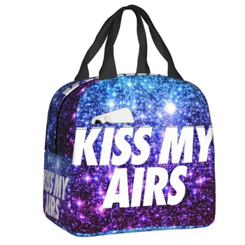 Universe Galaxy Kiss My Airs Изолированная сумка для ланча для женщин Герметичный охладитель Термо Ланч Тоут Дети Школьники