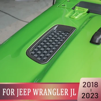 Для Jeep Wrangler JL Gladiator JT 2018-2023 Автомобильный капот Вентиляционное отверстие Воздухозаборник Гарнир Выход двигателя Украшение Крышка Аксессуары