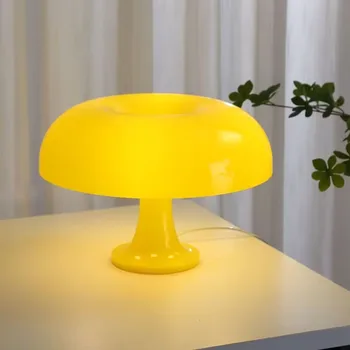 4 цвета грибная настольная лампа для спальни отеля прикроватная гостиная украшение свет современные минималистичные настольные лампы с 4 лампочками