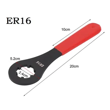  Для ER Гайка Цанговый патрон O Тип Для ER16 Для ER20 Для ER25 Для ER32 Цанговый ключ в красном и черном