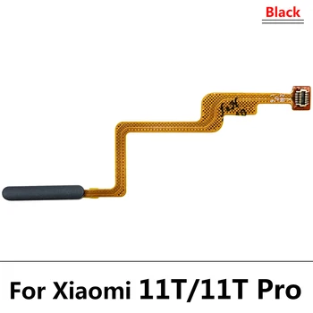 Оригинальный датчик отпечатков пальцев Кнопка меню возврата Home Кнопка Гибкий ленточный кабель для Xiaomi Mi 11T Pro Запчасти для ремонта мобильного телефона