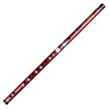 CDEFG Key Красная флейта Бамбуковая флейта ручной работы Музыкальный инструмент Профессиональная флейта Dizi с черной линией также подходит для начинающих