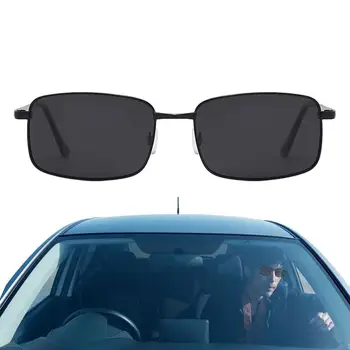 Мужские солнцезащитные очки Поляризованные антибликовые очки водителя Поляризованные модные металлические оправы Защита от ультрафиолета Дневные ночные очки Очки для